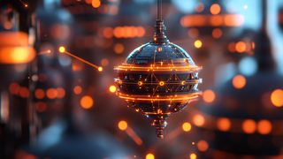 Futuristic Orb Station