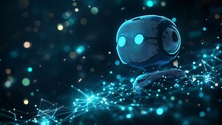 Futuristic Robot Network