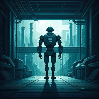 industrial robot view