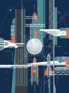 futuristic space exploration