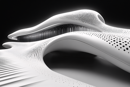 Futuristic White Architecture
