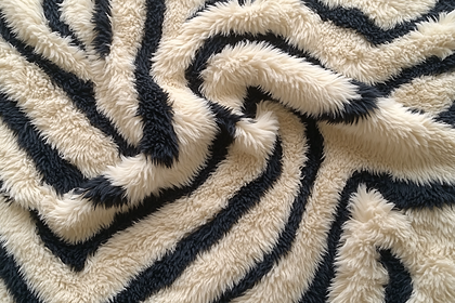 Fuzzy Wavy Stripes Texture