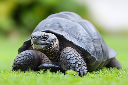 Galapagos Tortoise Portrait