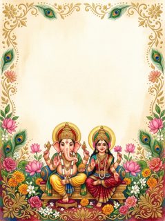 Ganesha Lakshmi Invitation