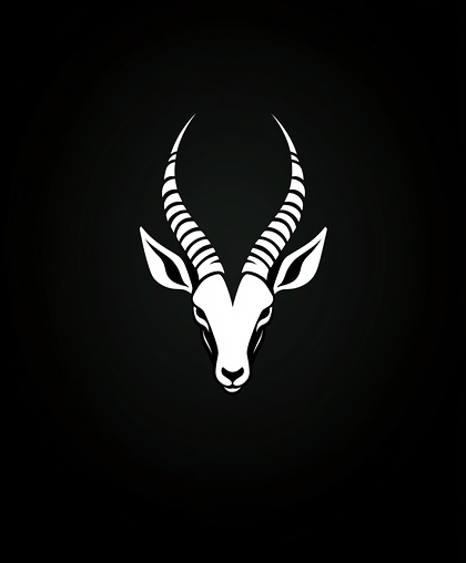 Gazelle Head Silhouette