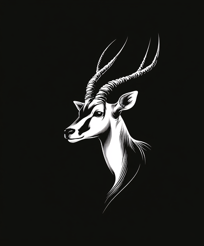 Gazelle Silhouette