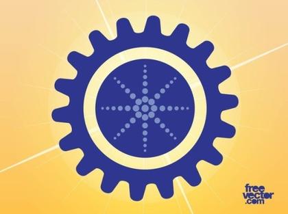 Gear Decoration Free Vector