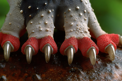Gecko Feet Close-Up