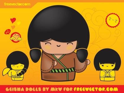 Geisha s Free Vector