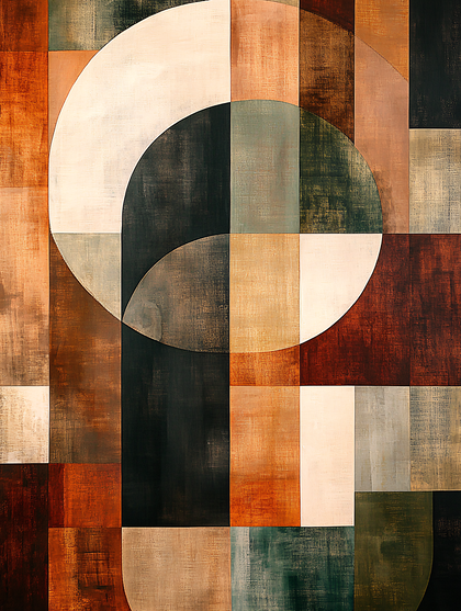 Geometric Abstract Composition