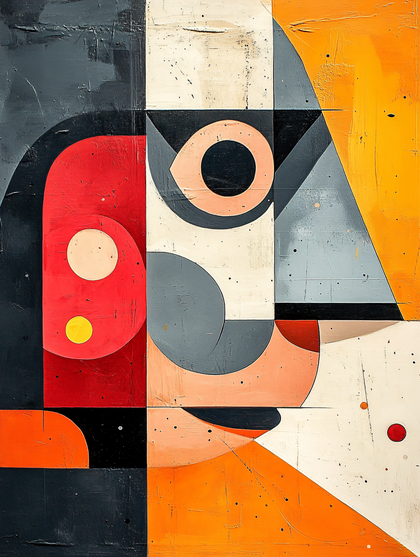 Geometric Abstract Portrait