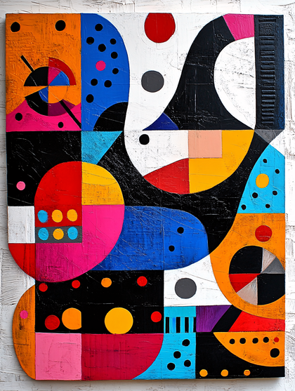Geometric Abstraction Painting