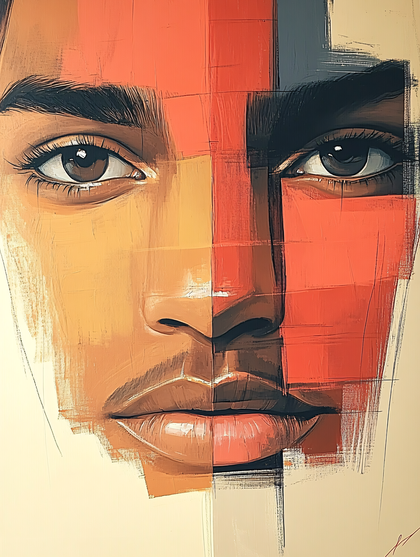 Geometric Face Portrait