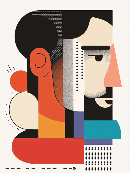 Geometric Face Portrait