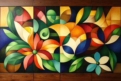 Geometric Floral Abstraction