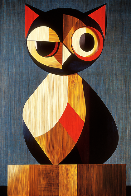 Geometric Owl Composition