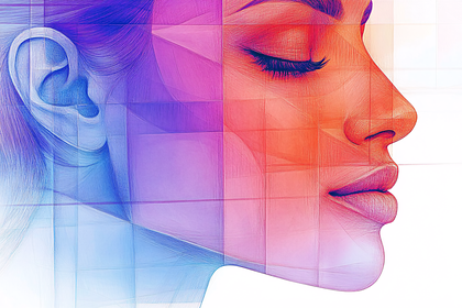 Geometric Profile of a Woman
