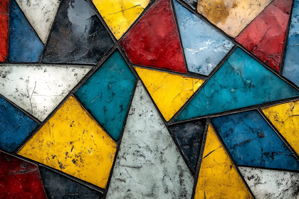 Geometric Tile Mosaic