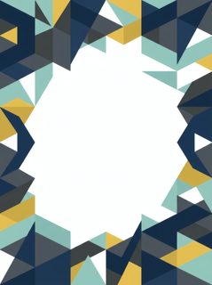 geometric triangle frame