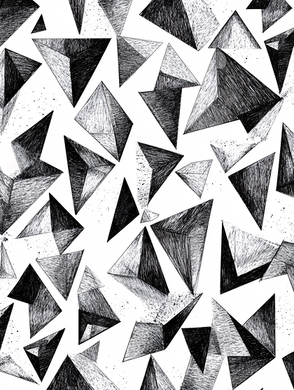Geometric Triangles Pattern
