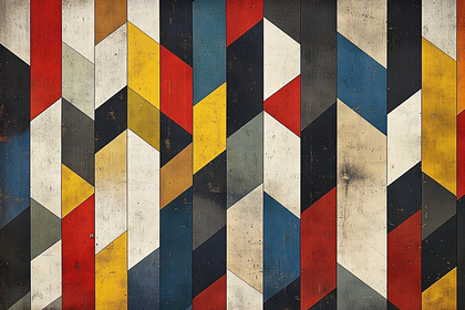 Geometric Wooden Planks