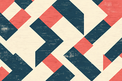 Geometric Zigzag Pattern