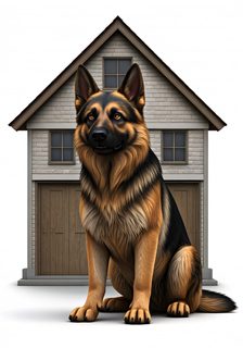 German Shepherd House