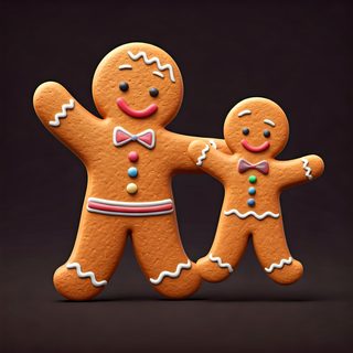 gingerbread family cookies