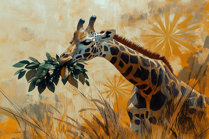 2 Giraffe Eating | Free Vectors, Photos, Artwork Images | 123Freevectors