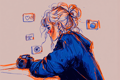 Girl and Camera