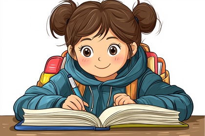 Girl Studying