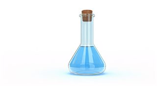 glass laboratory flask