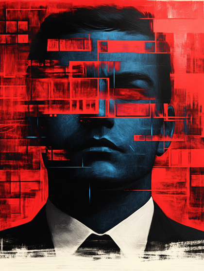 Glitch Portrait Man