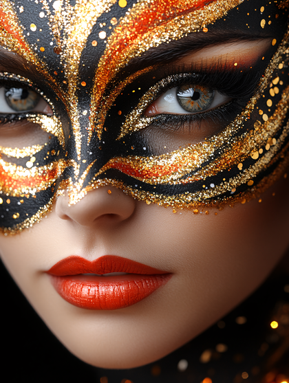 Glitter Mask Woman
