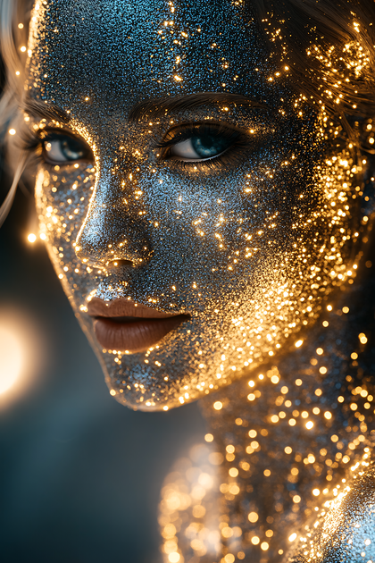 Glittering Beauty Portrait