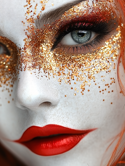 Glittering Glamour Makeup