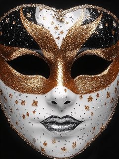 Glittering Venetian Mask