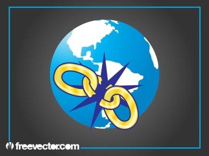 Global Network Art Free Vector