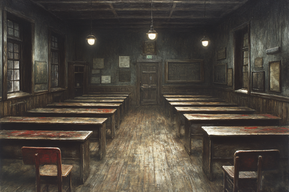 Gloomy Schoolroom