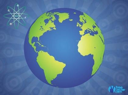 Glossy Globe Free Vector