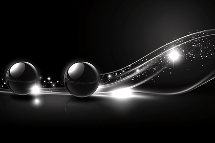 Glossy Spheres and Light Streaks