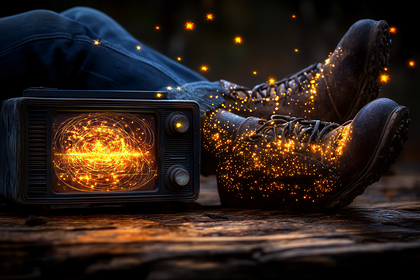 Glowing Boots and Vintage TV