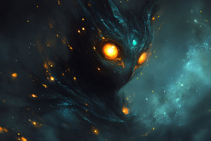 Glowing Entity in the Void