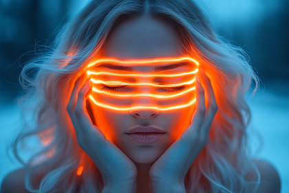 Glowing Eyes Embrace