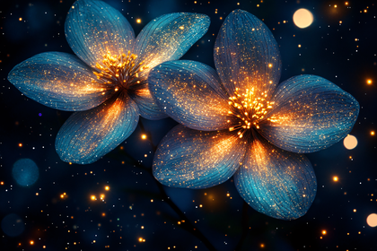 Glowing Flowers