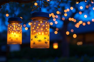 Glowing Jar Lanterns
