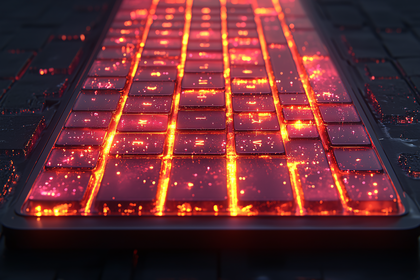 Glowing Keyboard