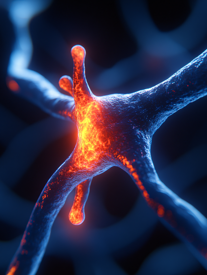 Glowing Neural Connection