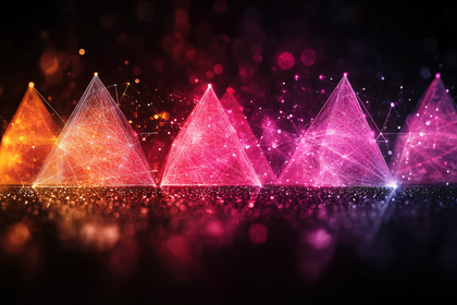 Glowing Pyramids in Network