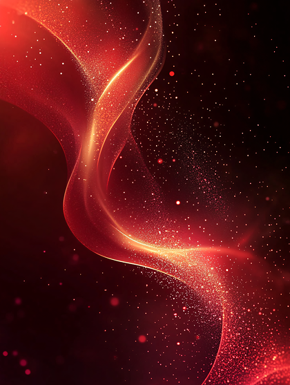 Glowing Red Nebula